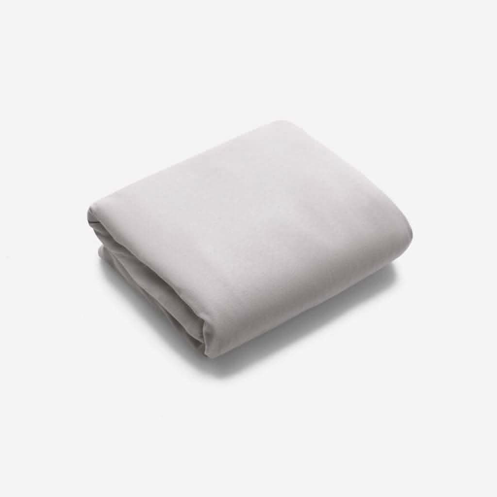 Bugaboo Stardust Cotton Sheet, Mineral White-Pack & Play-Bugaboo-ANB Baby Store