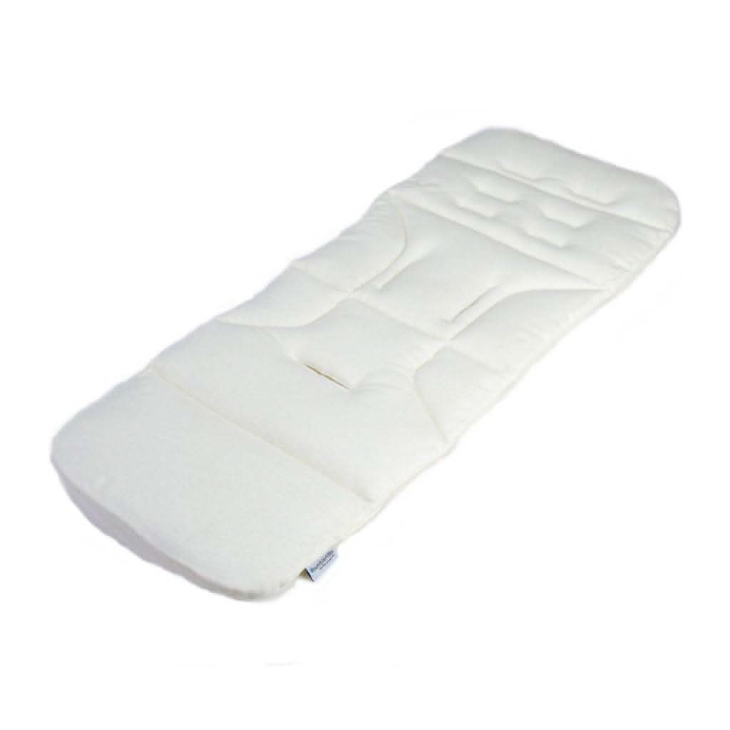 Bumbleride Organic Cotton Seat Liner-Stroller Accessories-Bumbleride-White-ANB Baby Store