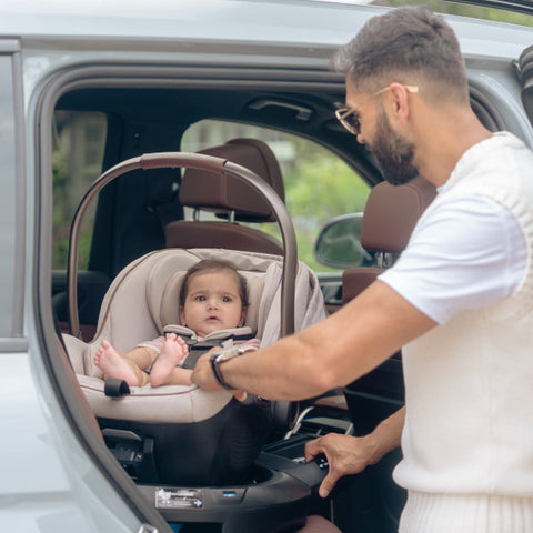 Maxi Cosi Peri 180 Rotating Infant Car Seat, Car Attachments, Desert Wonder