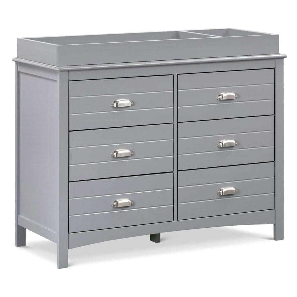 Carter's by DaVinci Nolan 6-Drawer Double Dresser - Gray Carter's by DaVinci Nolan 6-Drawer Double Dresser - Gray