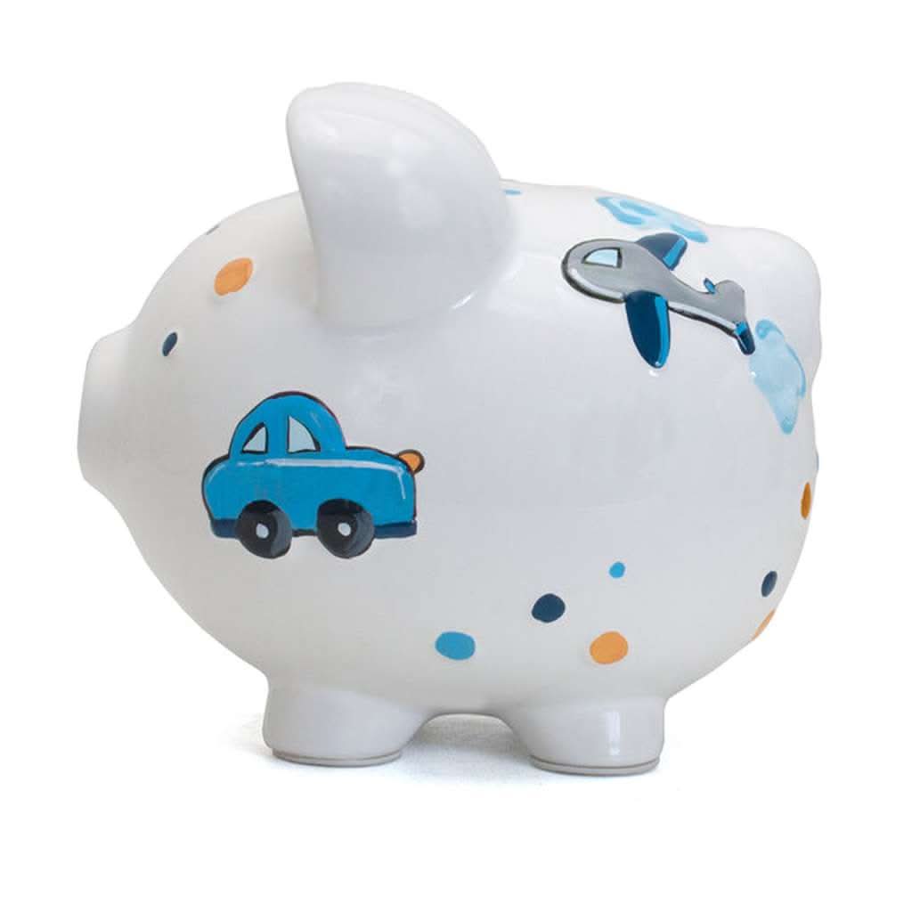 Child to Cherish Choo Choo Transportation Piggy Bank-Nursery Decor-Child To Cherish-ANB Baby Store