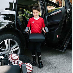 CLEK Ozzi LATCHing Backless Booster Car Seat - Carbon - Available October, ANB BABY
