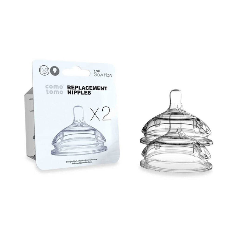 Comotomo Silicone Replacement Nipple 2 Count - ANB Baby