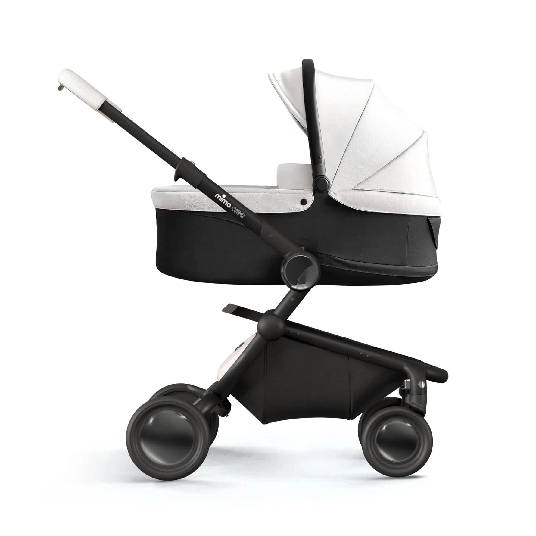 Mima Creo Bassinet, White-Cribs & Bassinets-mima-ANB Baby Store