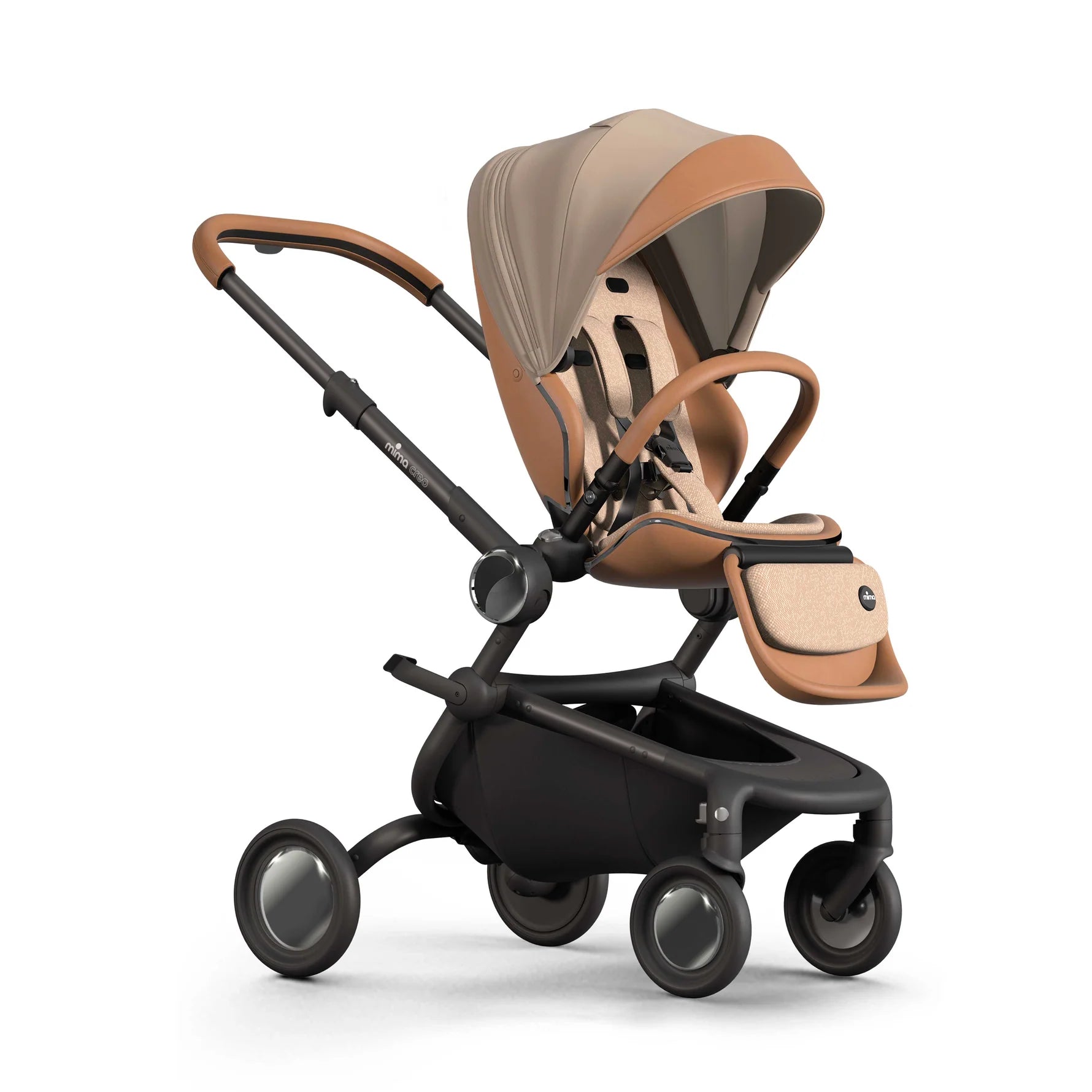 Mima Creo Stroller-Single Strollers-mima-White-ANB Baby Store