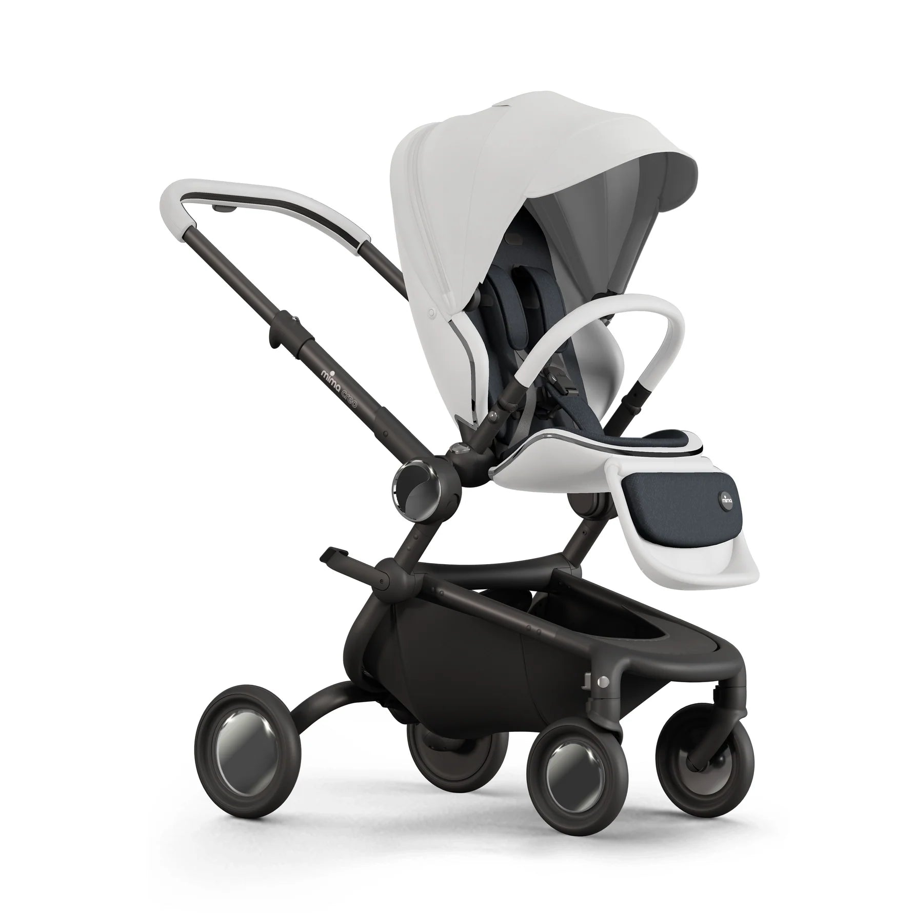 Mima Creo Stroller-Single Strollers-mima-White-ANB Baby Store