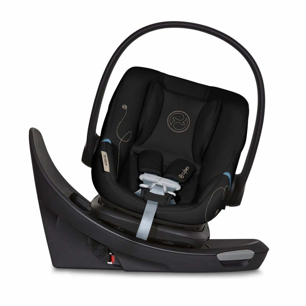 Cybex Aton G Swivel Sensorsafe Infant Car Seat-Infant Car Seats-Cybex-Moon Black-ANB Baby Store