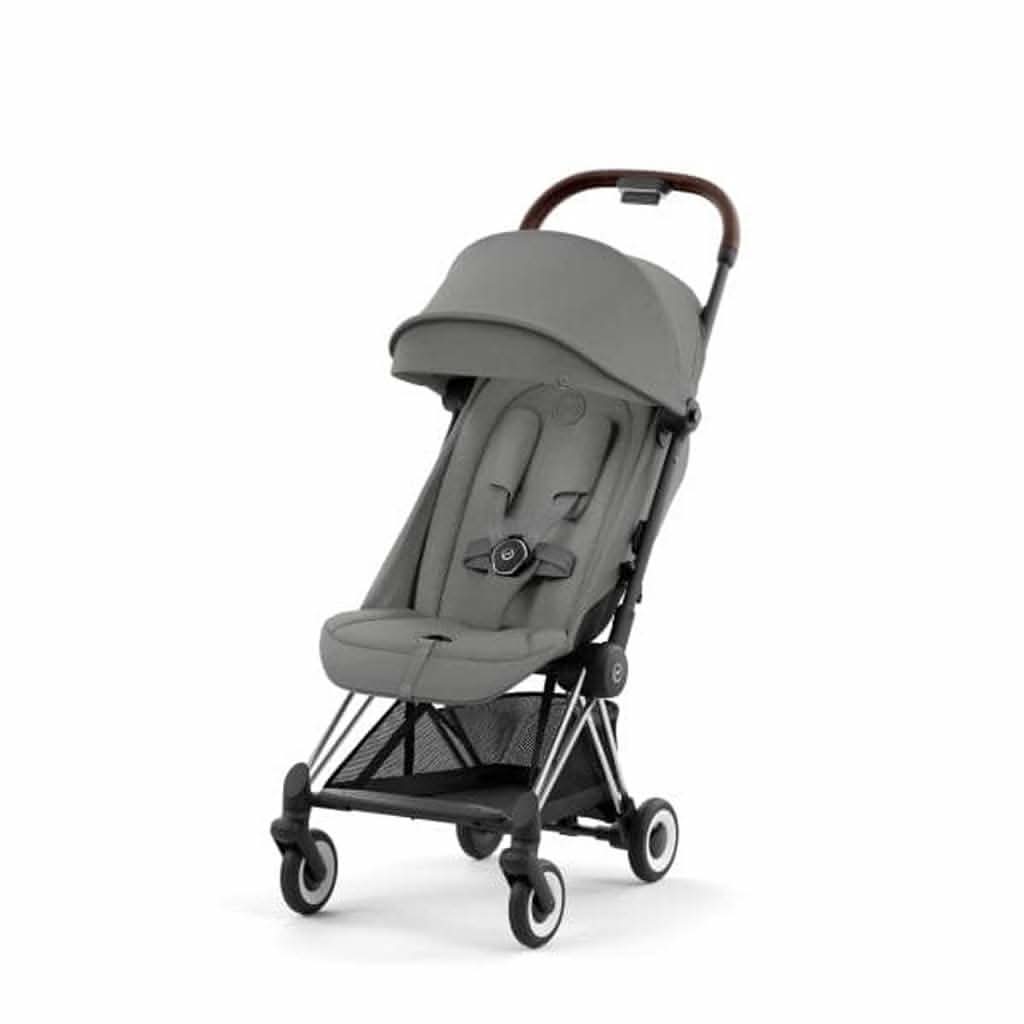 Cybex Coya Stroller, Chrome Dark Brown Frame, ANB BABY