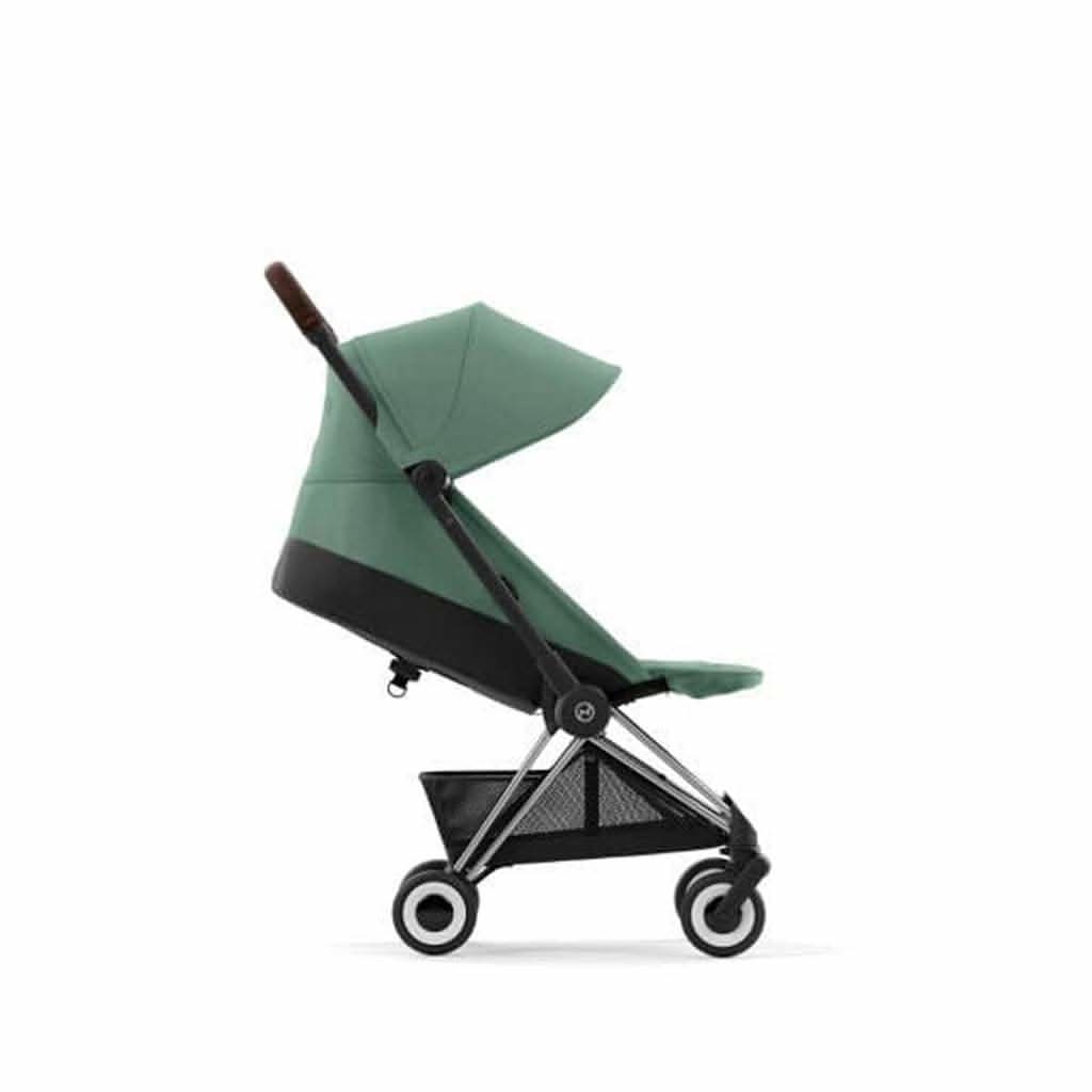 Cybex Coya Stroller, Chrome Dark Brown Frame, ANB BABY