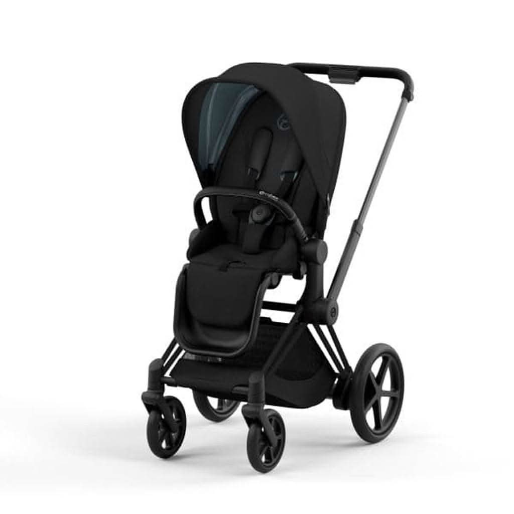 Cybex e - Priam 4 OneBox, Frame and Deep Black Seat, ANB BABY