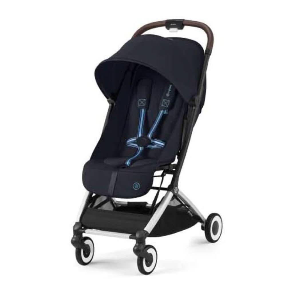 Cybex Orfeo Lightweight Stroller, Black Frame with Magic Black Seat, ANB BABY