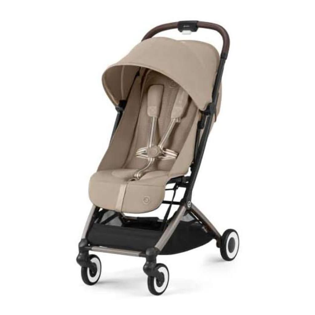 Cybex Orfeo Lightweight Stroller, Black Frame with Magic Black Seat, ANB BABY