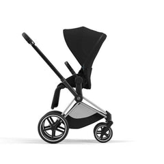 Cybex Priam 4 OneBox Stroller, Chrome / Black Frame with Deep Black Seat Pack, ANB BABY