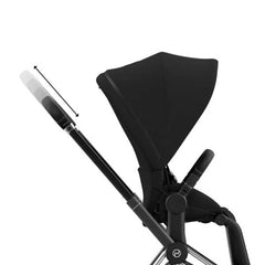 Cybex Priam 4 OneBox Stroller, Chrome / Black Frame with Deep Black Seat Pack, ANB BABY