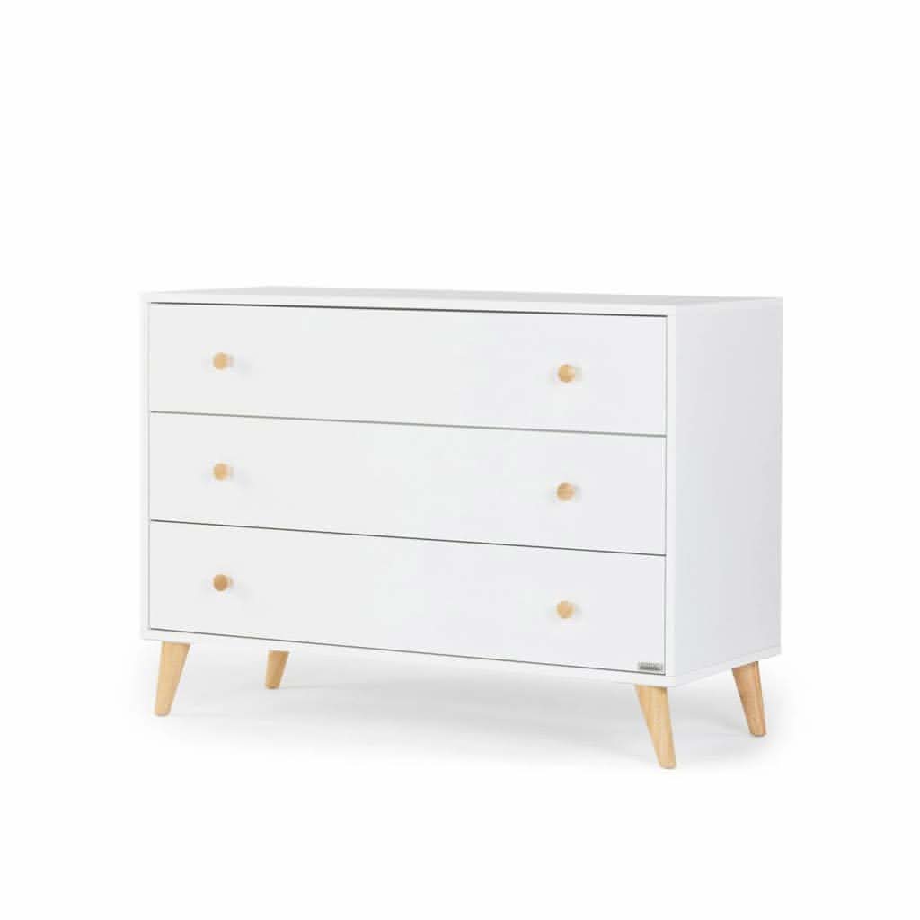 DaDaDa Austin 3-Drawer Dresser-Dressers-DaDaDa-White / Natural-ANB Baby Store