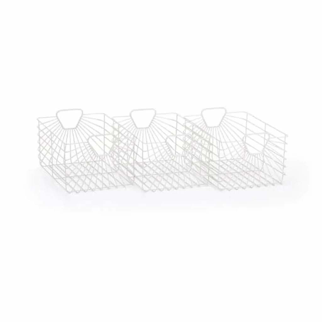 DaDaDa Central Park 3-Piece Storage Baskets-Dressers-DaDaDa-White-ANB Baby Store