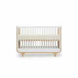 DaDaDa Jolly 3 - in - 1 Convertible Crib, White / Natural - ANB Baby