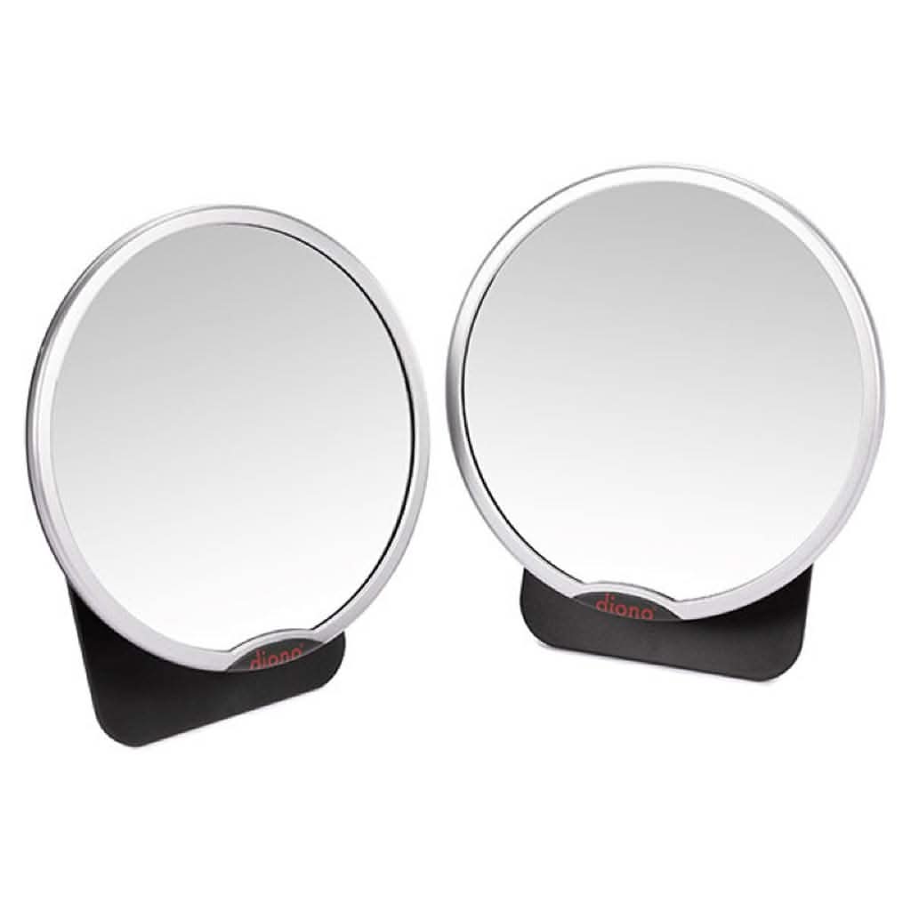 DIONO Easy View Mirror (2 Pack)-Car Seat Accessories-Diono-Silver-ANB Baby Store