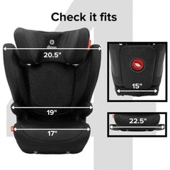 Diono Monterey 4DXT Latch 2 - in - 1 High Back Booster Car Seat, ANB BABY