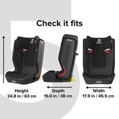 Diono Monterey 5 iST FixSafe Latch Booster Seat, ANB BABY