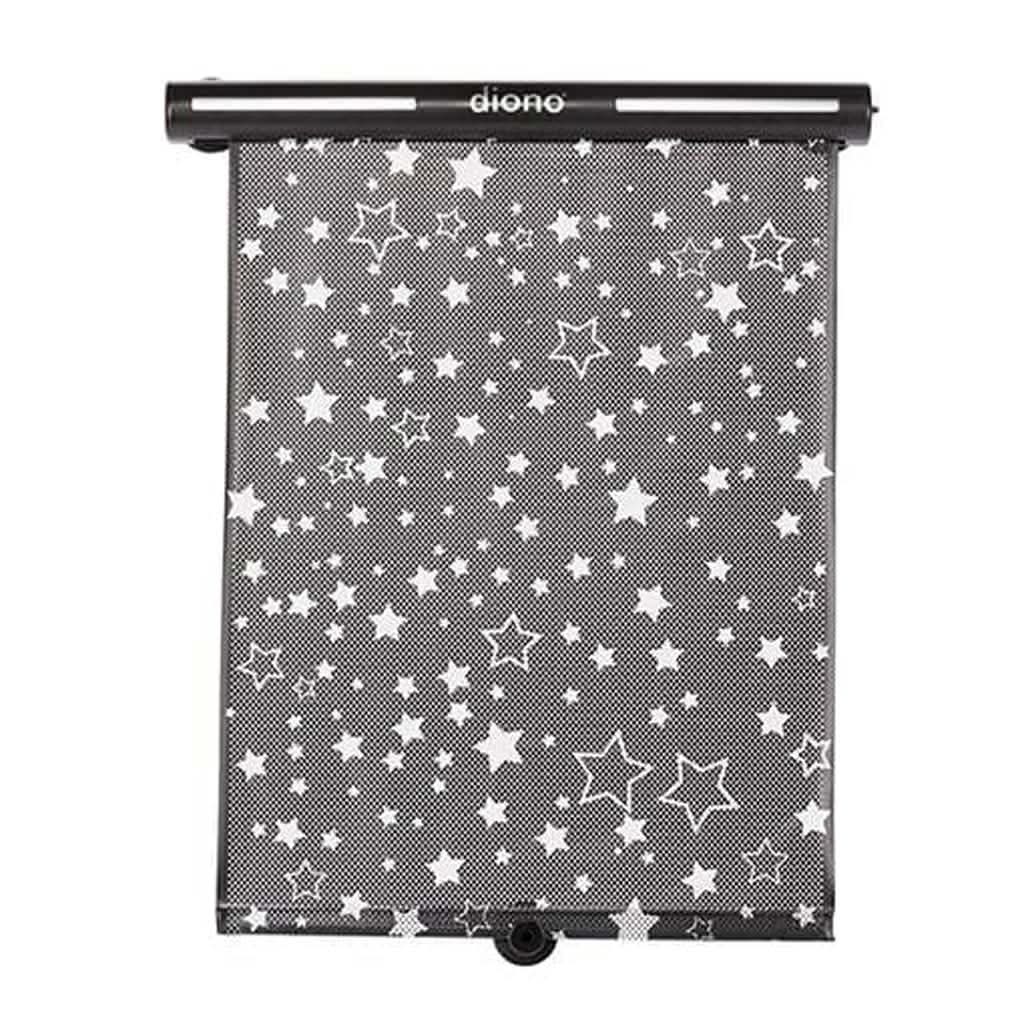 Diono Sun Shade Starry Night Roller Window Shade, Black-Car Seat Accessories-Diono-ANB Baby Store