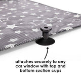 Diono Sun Shade Starry Night Roller Window Shade, Black - ANB Baby