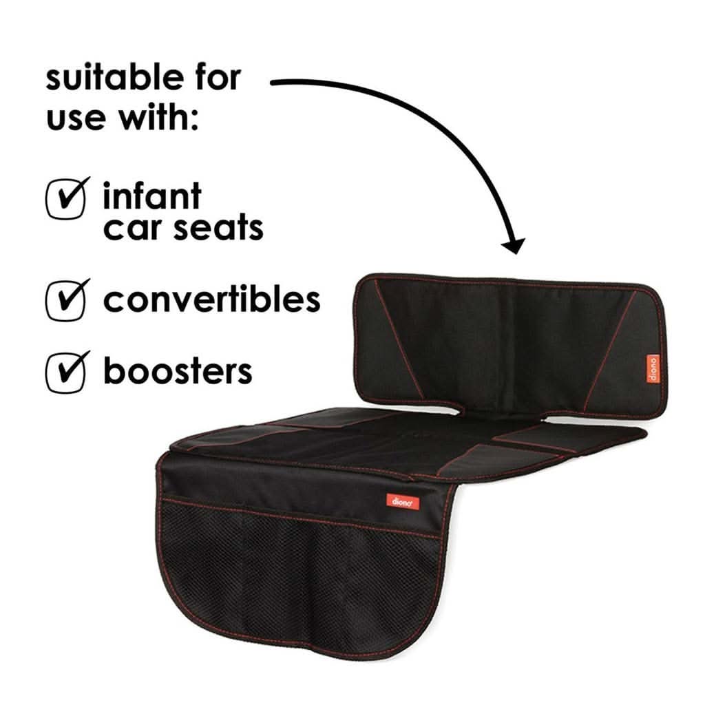 Diono Super Mat Car Seat Protector, Gray, ANB BABY