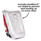 Diono Ultra Mat Car Seat Protector and Heat Shield Deluxe, Gray - ANB Baby
