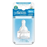 Dr. Brown's Different Level Silicone Narrow Nipple, 2 - Pack - ANB Baby