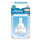 Dr. Brown's Different Level Silicone Narrow Nipple, 2 - Pack - ANB Baby