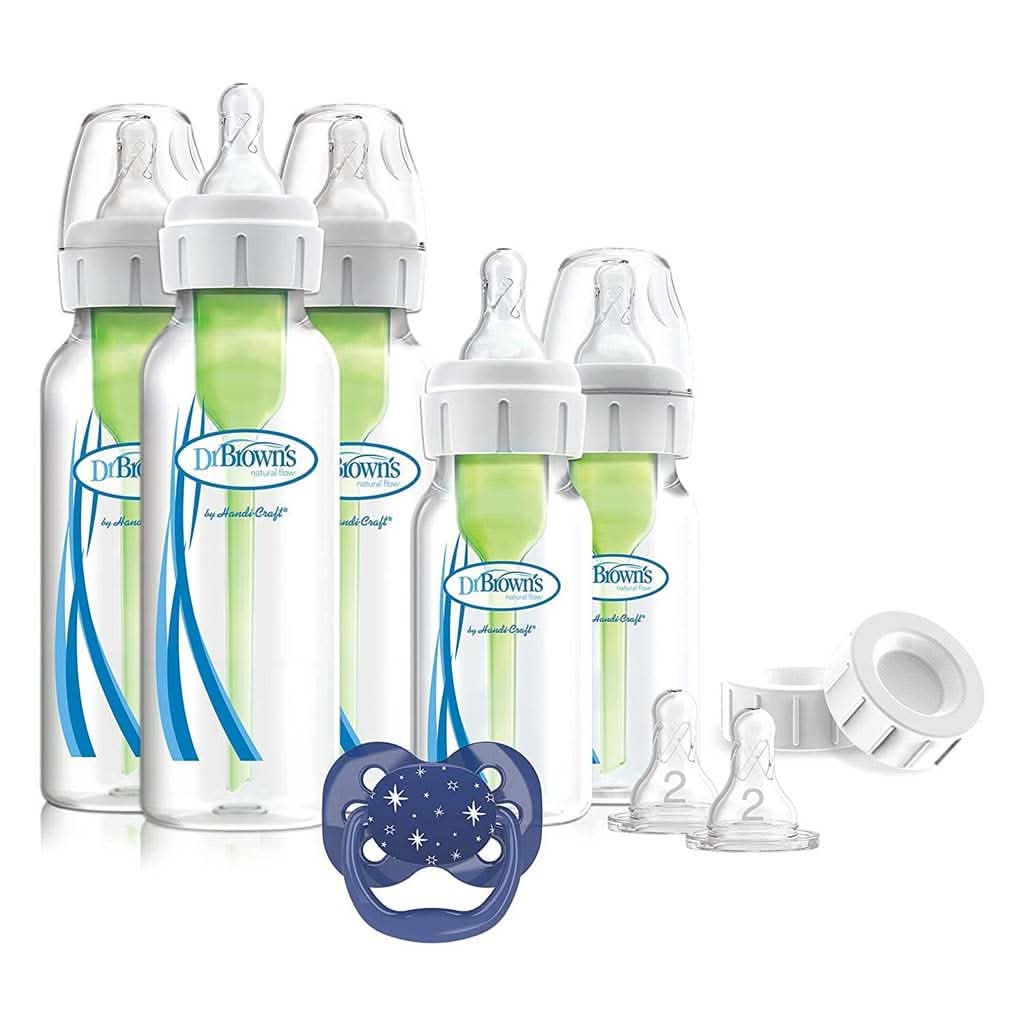 Dr. Brown's Natural Flow Options + Anti-colic Bottle Gift Set-Feeding Bottles-Dr. Brown's-ANB Baby Store