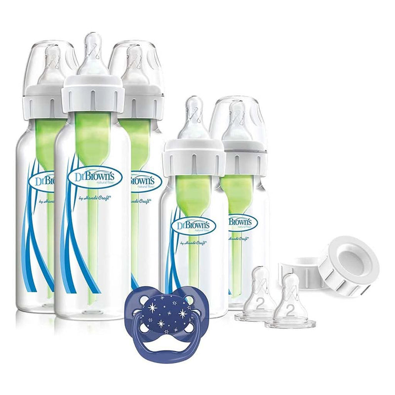 Dr. Brown's Natural Flow Options + Anti - colic Bottle Gift Set - ANB Baby