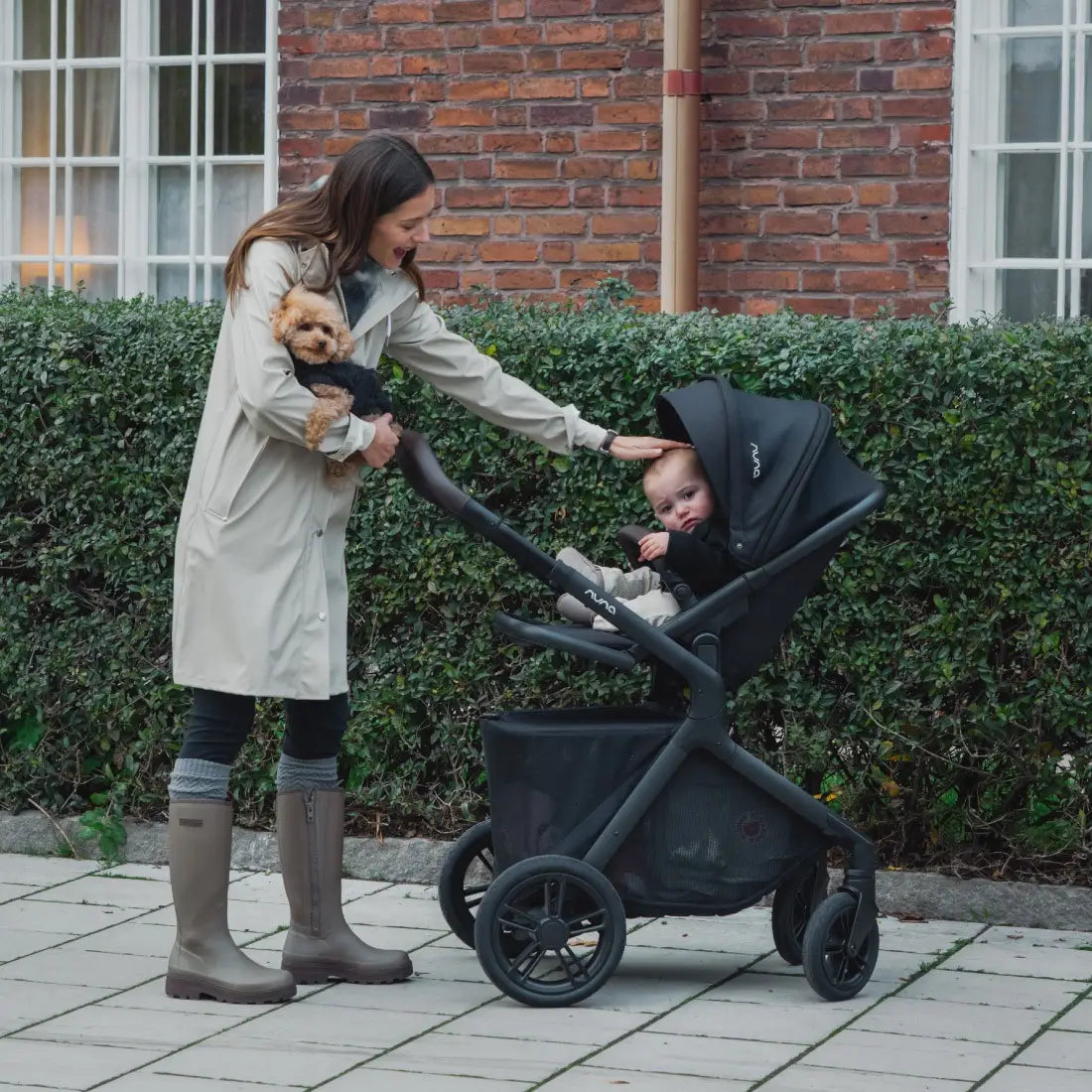 Nuna DEMI Icon Stroller, Caviar-Single Strollers-Nuna-ANB Baby Store