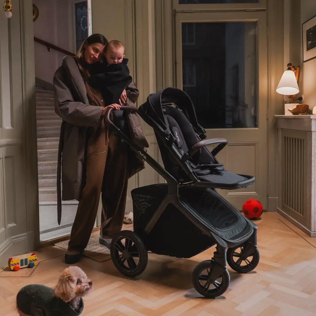 Nuna DEMI Icon Stroller, Caviar-Single Strollers-Nuna-ANB Baby Store