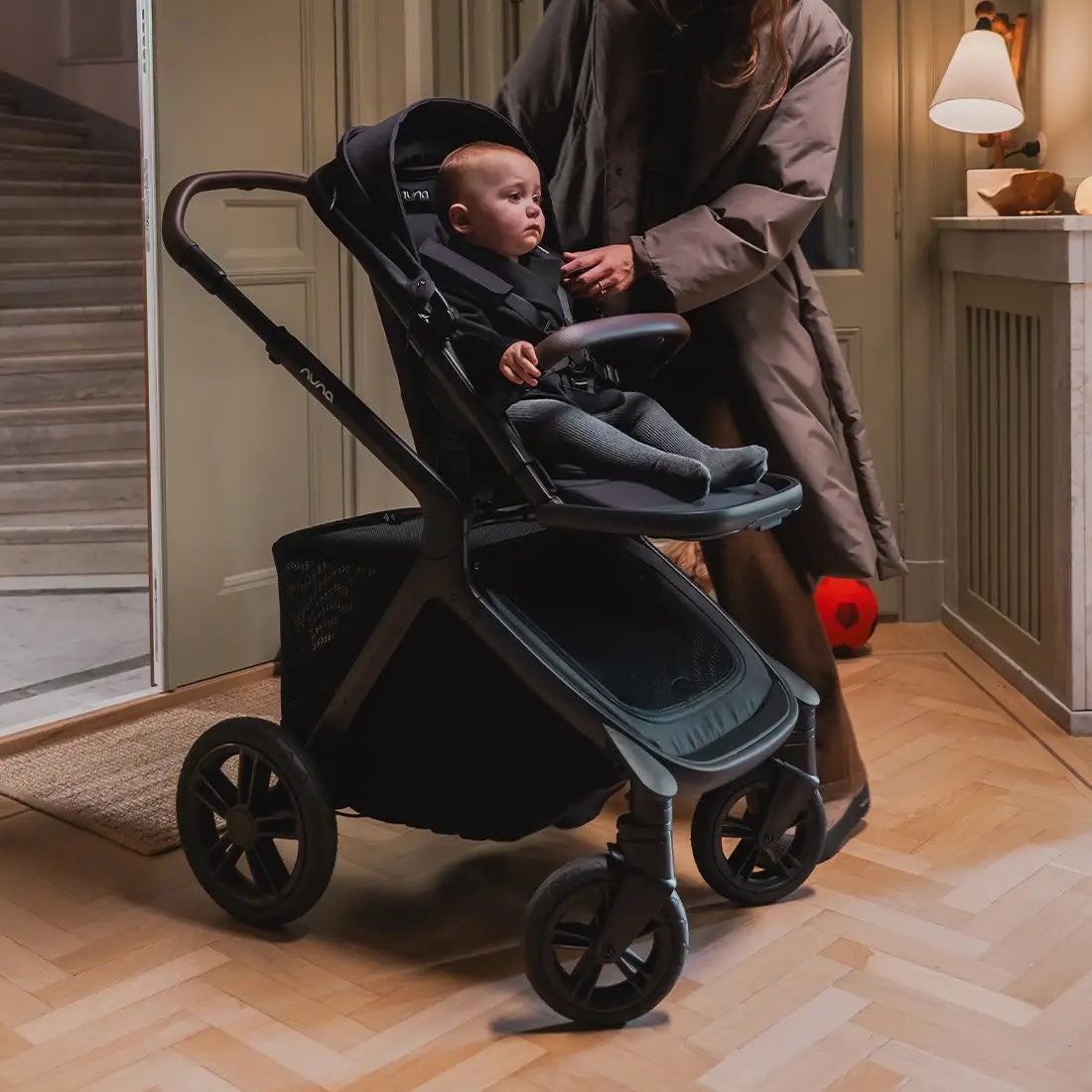 Nuna DEMI Icon Stroller, Caviar-Single Strollers-Nuna-ANB Baby Store