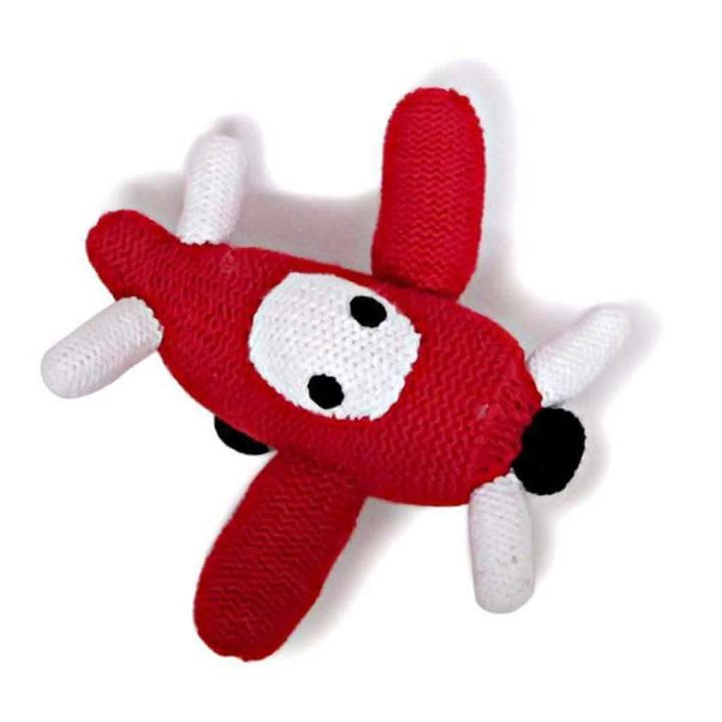 Estella Organic Airplane Rattle Baby Toy-Plush Toys-Estella-ANB Baby Store