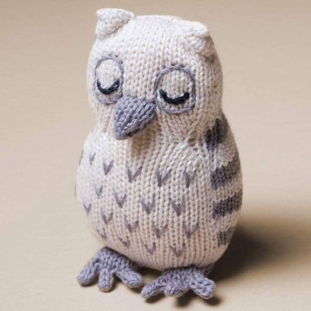 Estella Owl Baby Rattle Toy-Plush Toys-Estella-ANB Baby Store