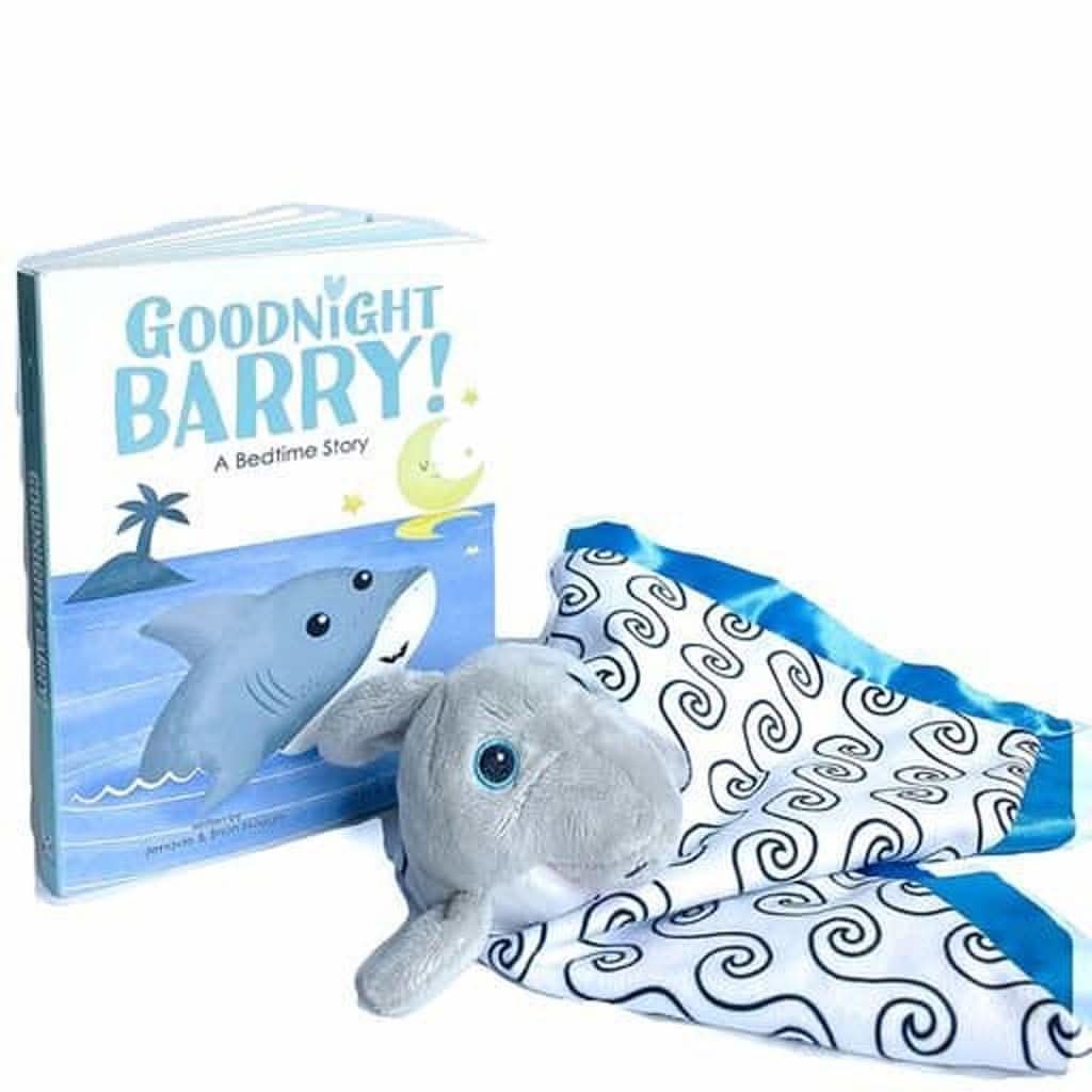 Frankie Dean Dream Blanket and Book, Barry the Shark-Plush Toys-Frankie Dean-ANB Baby Store
