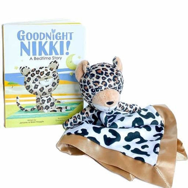 Frankie Dean Dream Blanket and Book, Nikki the Leopard