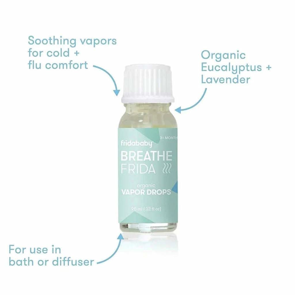 FridaBaby BreatheFrida Organic Vapor Bath Drops, ANB BABY
