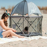 Go With Me Eclipse - Deluxe Portable Playard with Canopy & Padded Floor - ANB Baby