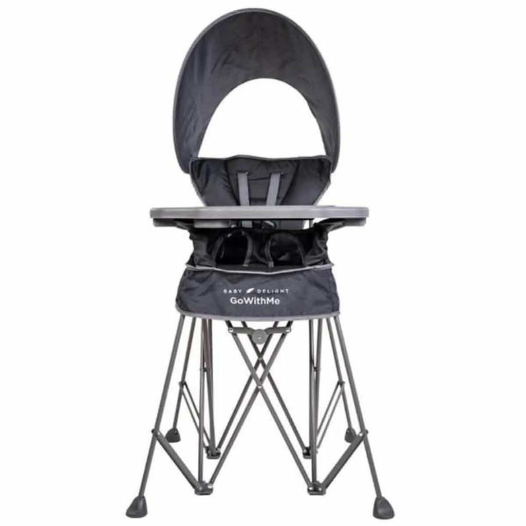 Go With Me Uplift Deluxe Portable High Chair with Canopy-High Chairs-Go With Me-Grey-ANB Baby Store