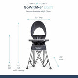Go With Me Uplift Deluxe Portable High Chair with Canopy - ANB Baby