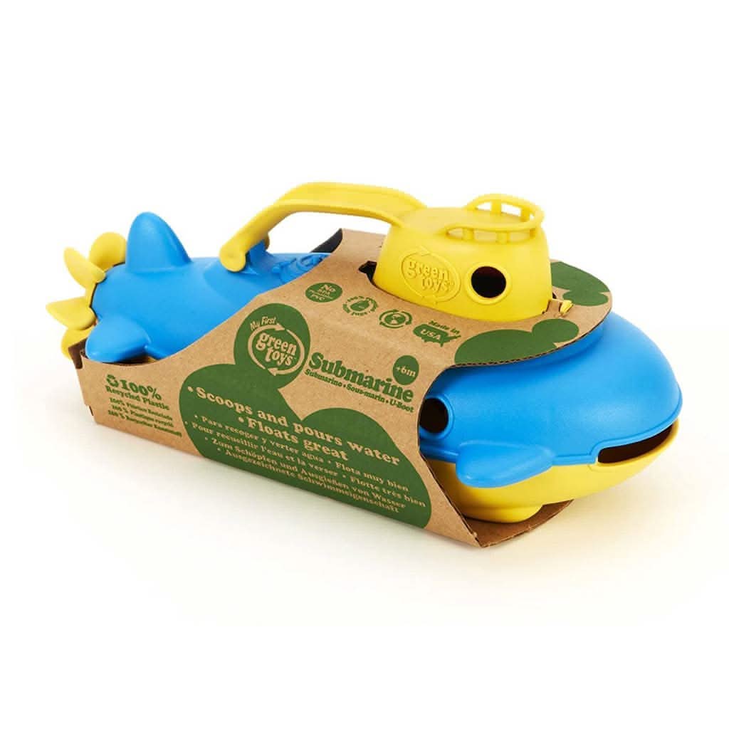 Green Toys Yellow Submarine Toy-Bath Tubs & Accessories-Green Toys-ANB Baby Store