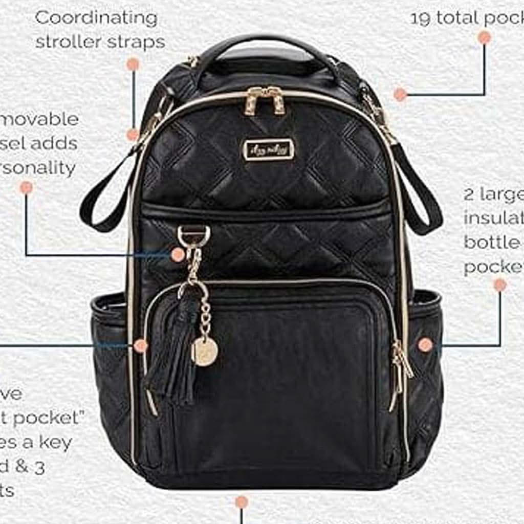 Itzy Ritzy Boss Backpack Large Diaper Bag, ANB BABY