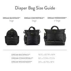 Itzy Ritzy Dream Convertible Diaper Bag, ANB BABY