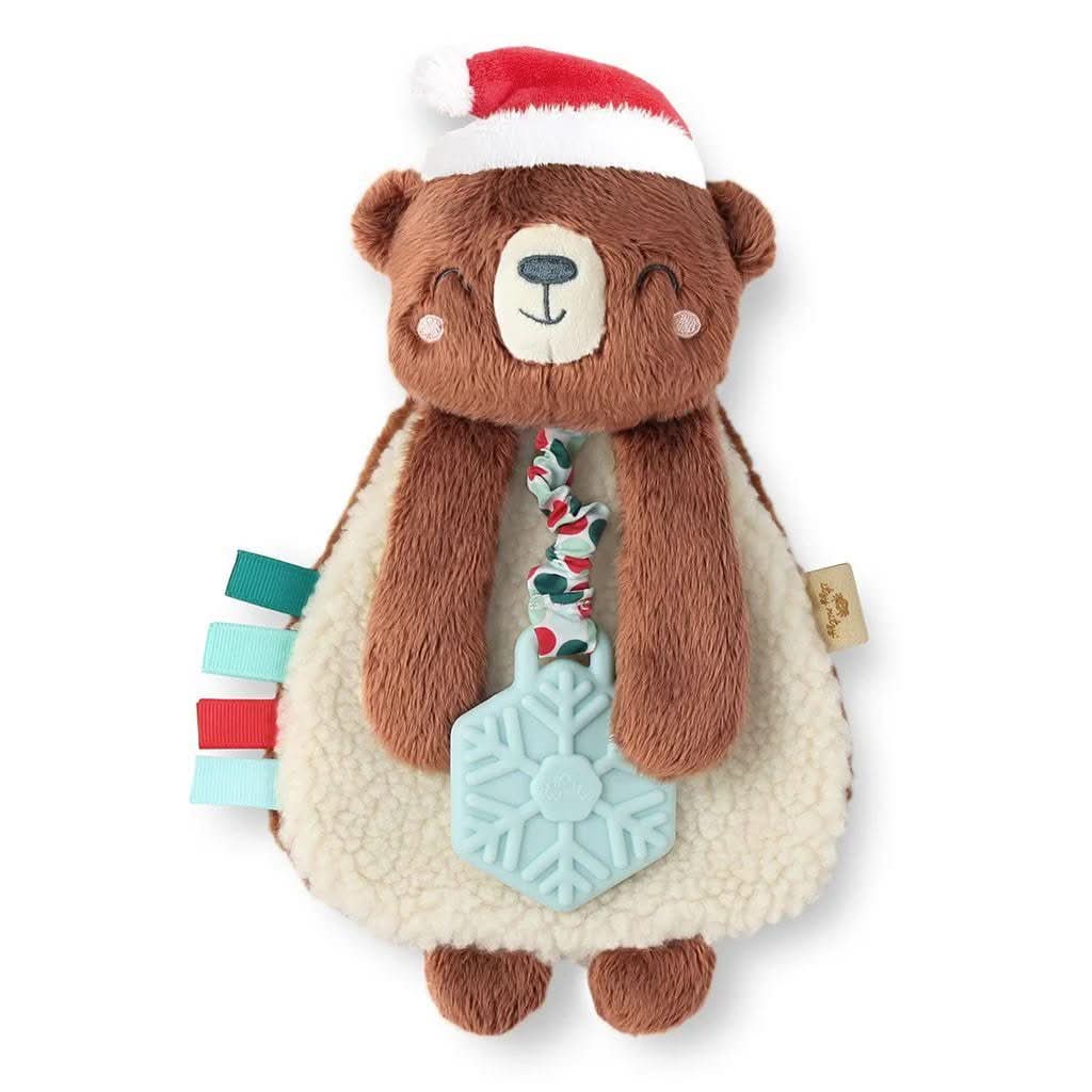 Itzy Ritzy Holiday Lovey™ Plush and Teether Toy-Plush Toys-Itzy Ritzy-Cocoa the Bear-ANB Baby Store