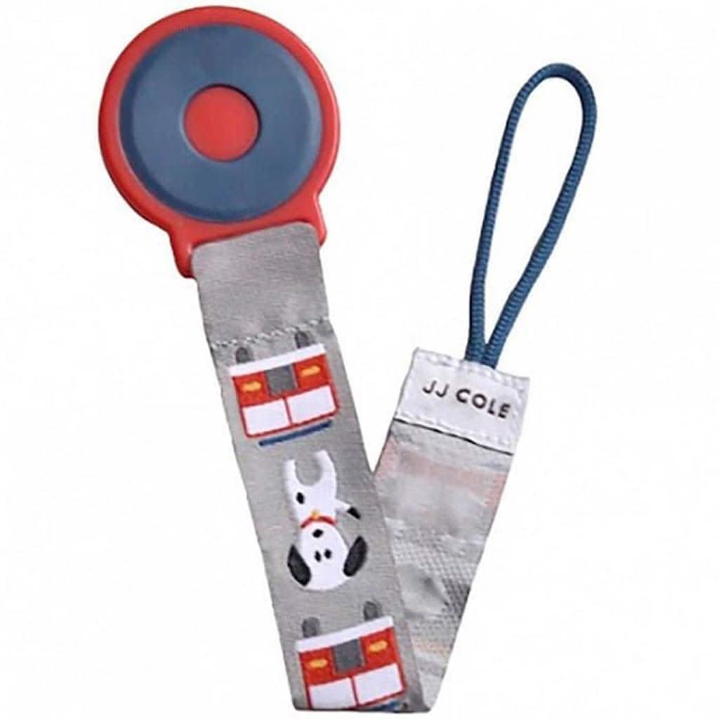Jj Cole Pacifier Clip Fire Dog