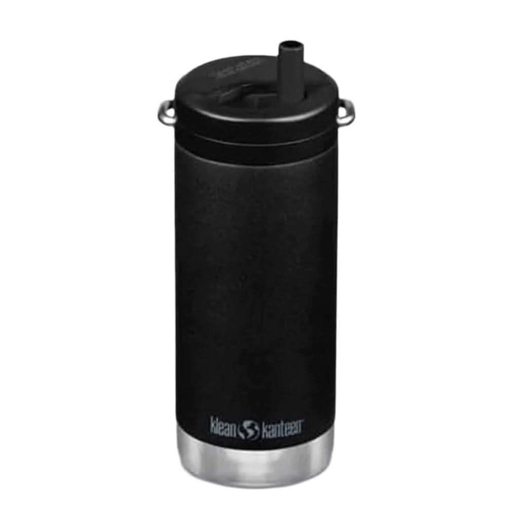 Klean Kanteen Kid's TKWide Insulated Water Bottle with Twist Cap 12 oz.-Mealtime Accessories-Klean Kanteen-Black-ANB Baby Store