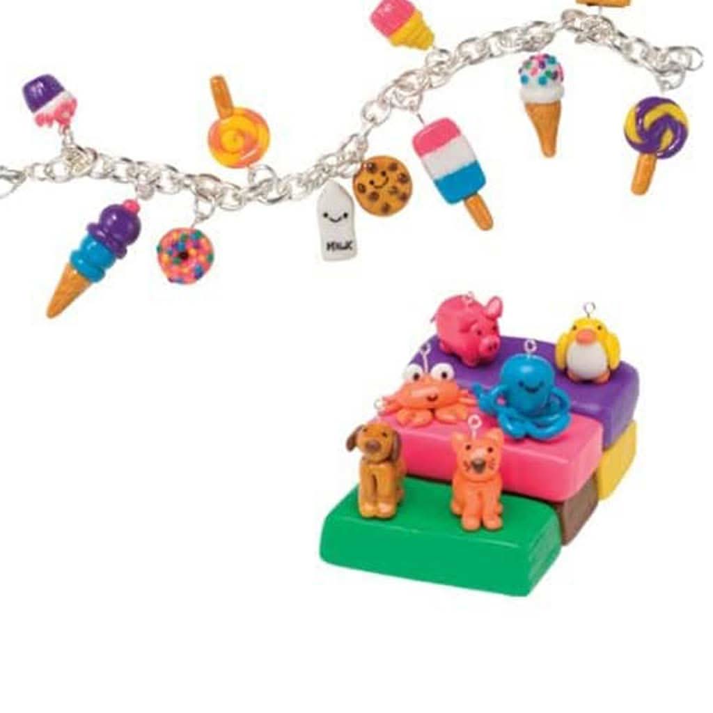 Klutz Make Clay Charms Craft Kit-Puzzles & Games-Klutz-ANB Baby Store